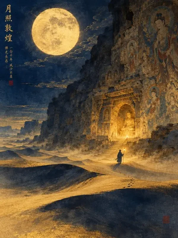 黄果短剧 敦煌月影 黄果短剧《敦煌月影》封面 · 榜单第 3 名