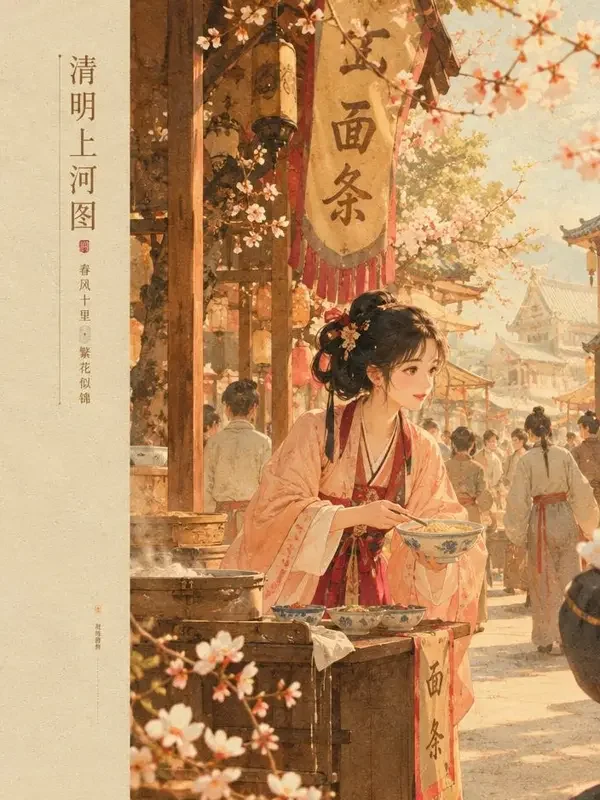黄果短剧《朱雀街的春天》封面